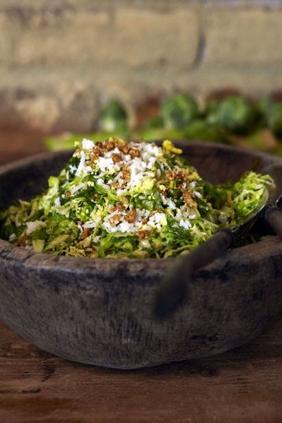 Shaved Brussels Sprouts Salad