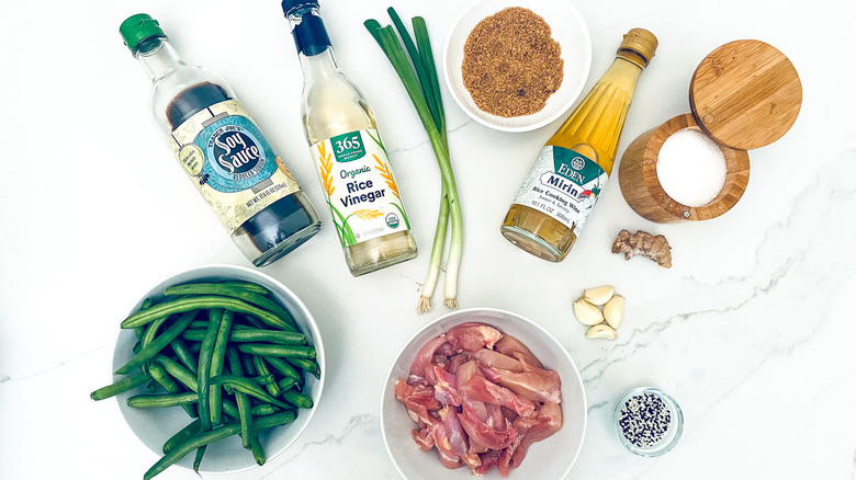 teriyaki chicken and beans ingredients