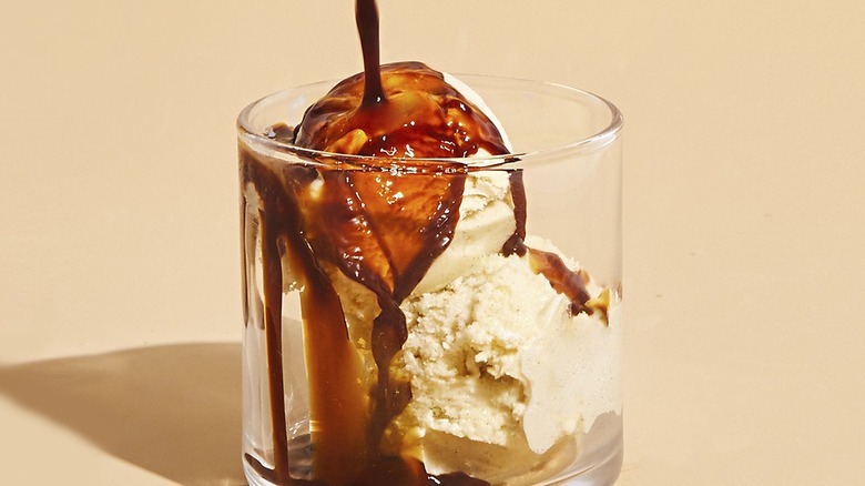 affogato in a glass 