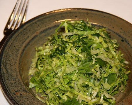 Salad, up close