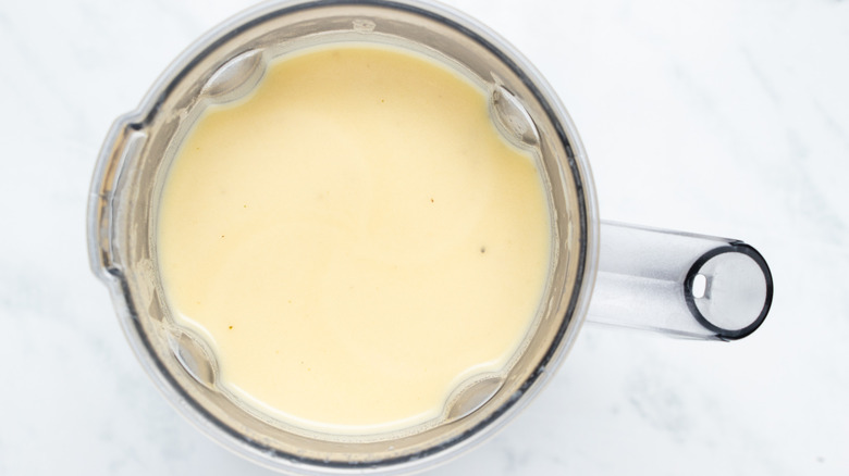 potato soup in blender