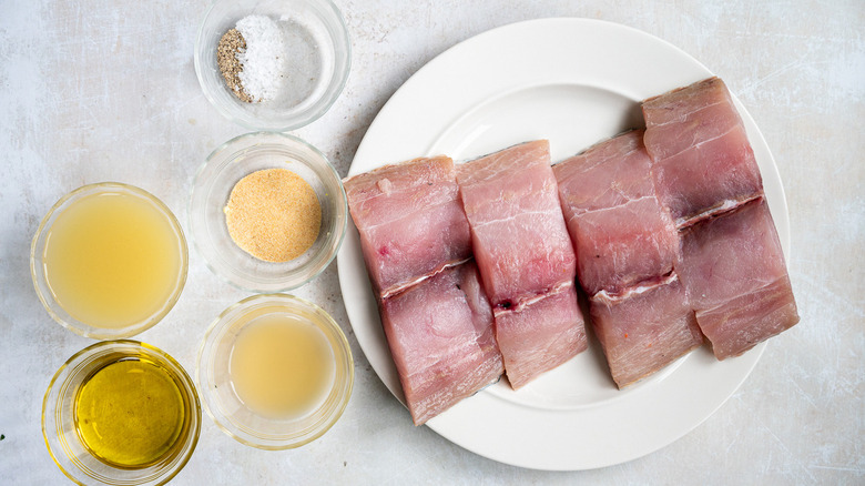 seared mahi-mahi ingredients