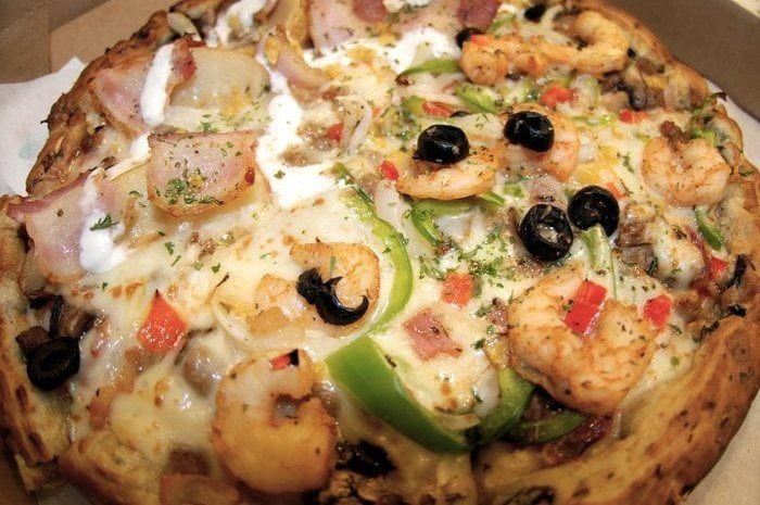 Prawns and Sweet Potato (With Cookie Dough Crust) (South Korea)