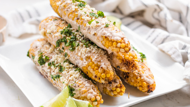 smoky grilled mexican street corn