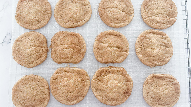 cookies on cooling rack 