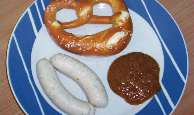 Weisswurst Meal (Germany)