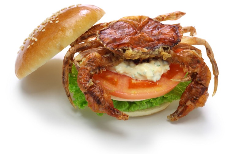 Soft Shell Crab Sandwich with Harissa Aioli