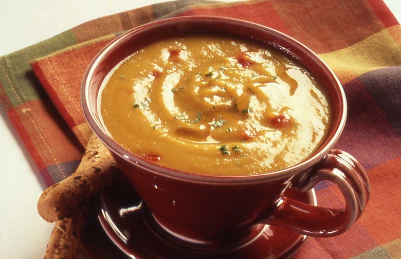 Curried Honey Sweet Potato Soup