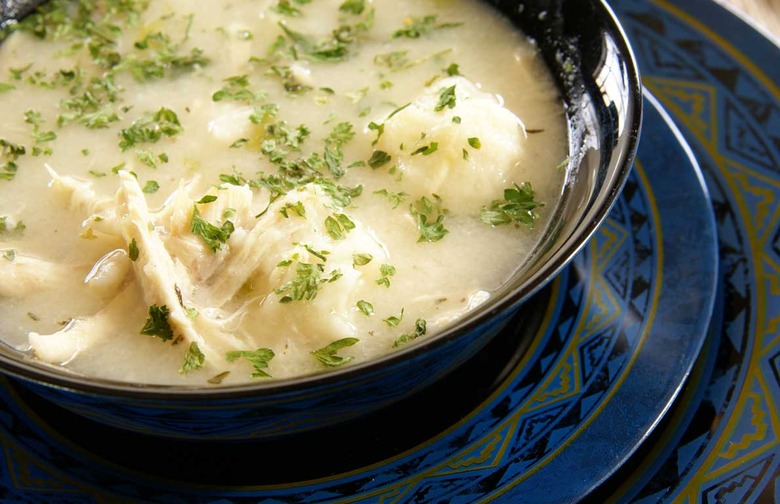 Turkey Soup with Dumplings