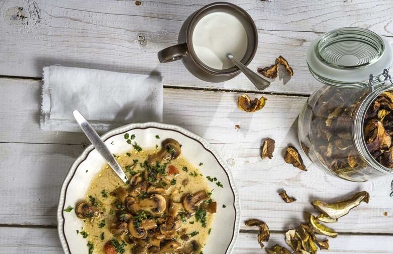 Mushroom and Chestnut Soup