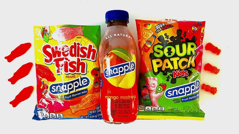 Mango Madness Snapple and candy