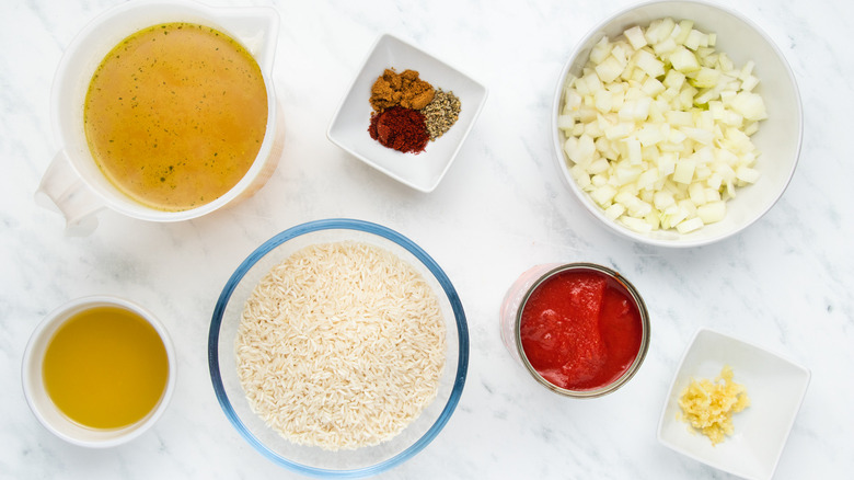 ingredients for spanish rice