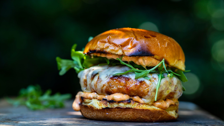 chorizo burger