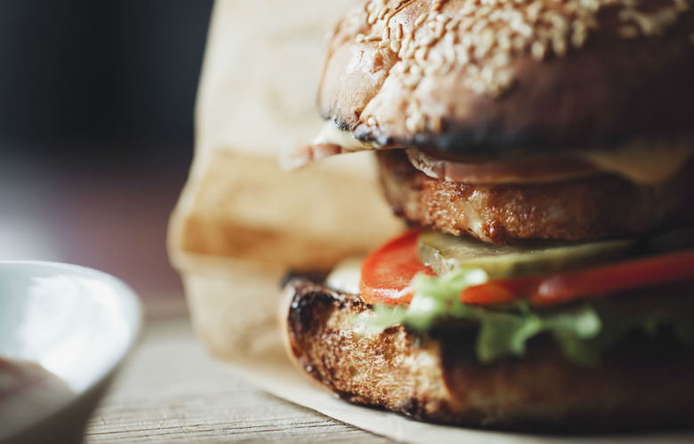 Grilled Lamb Burgers