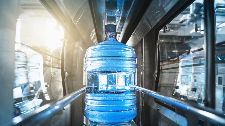 plastic jug of water