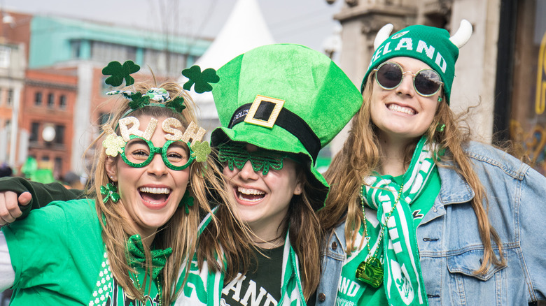 people celebrating St. Patrick's Day 