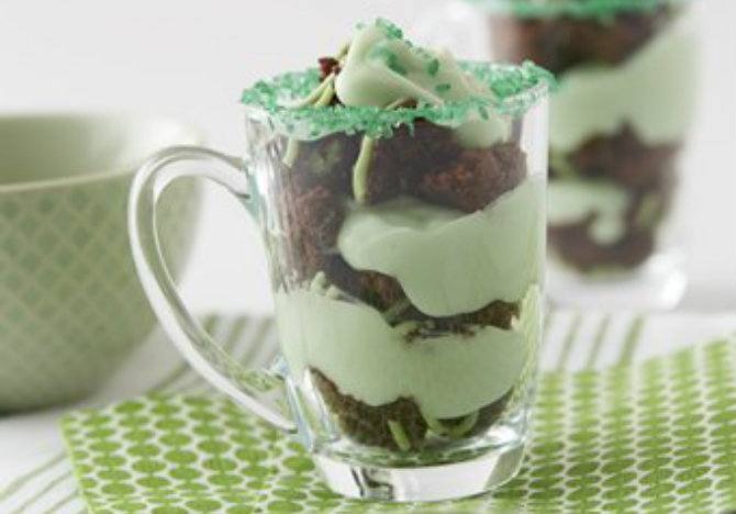 St. Patrick's Day Parfait