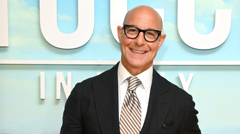 Close up of Stanley Tucci