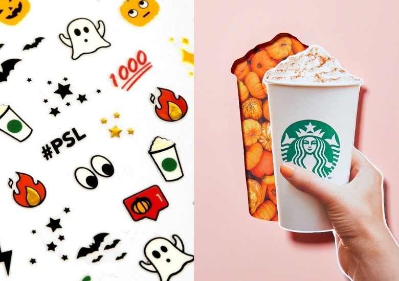starbucks nail decals