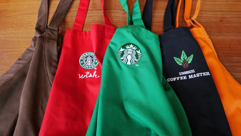 starbucks aprons