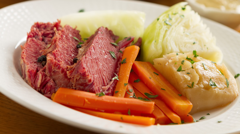 Corned beef and cabbage