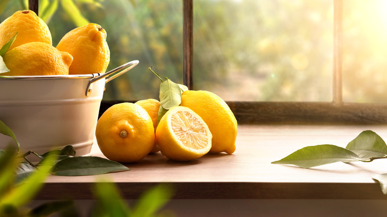 Lemons in a bucket 