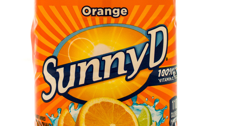 SunnyD on white background 