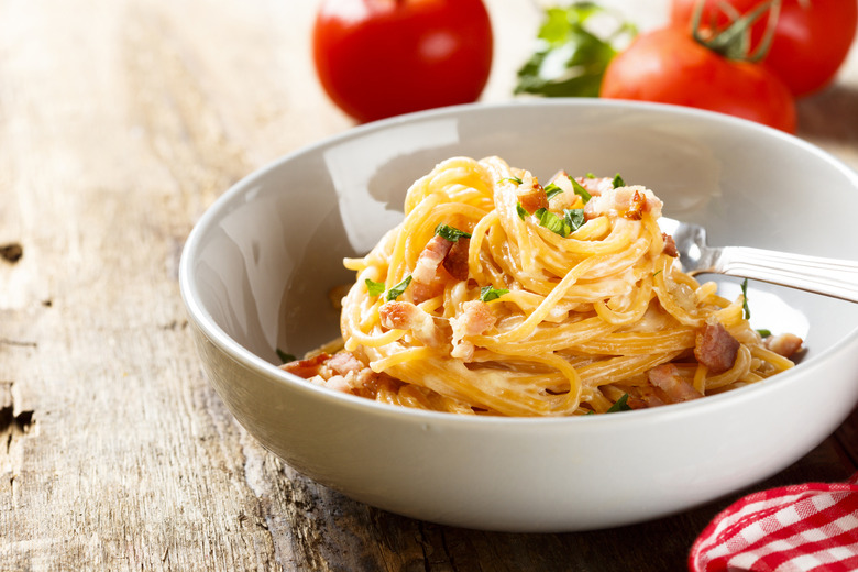 Pumpkin Carbonara