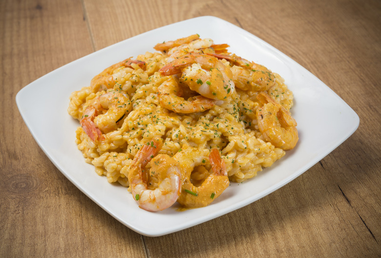 Pumpkin and Shrimp Risotto