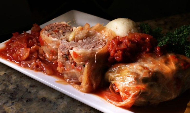 Sweet and Sour Stuffed Cabbage recipe - The Daily Meal