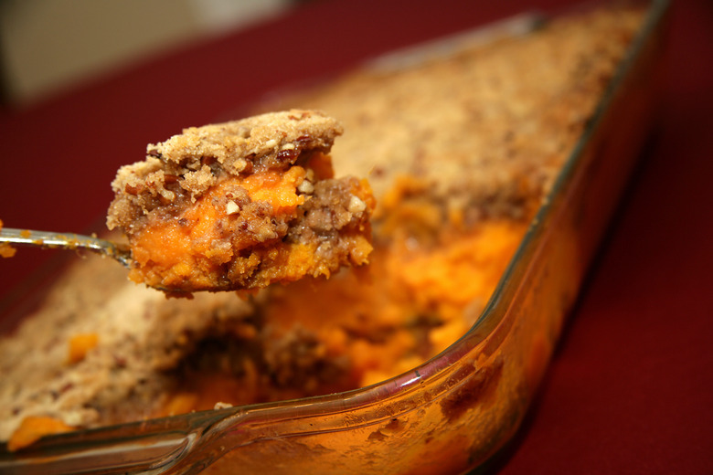 Sweet Potatoes With Maple Granola Topping recipe - The Daily Meal