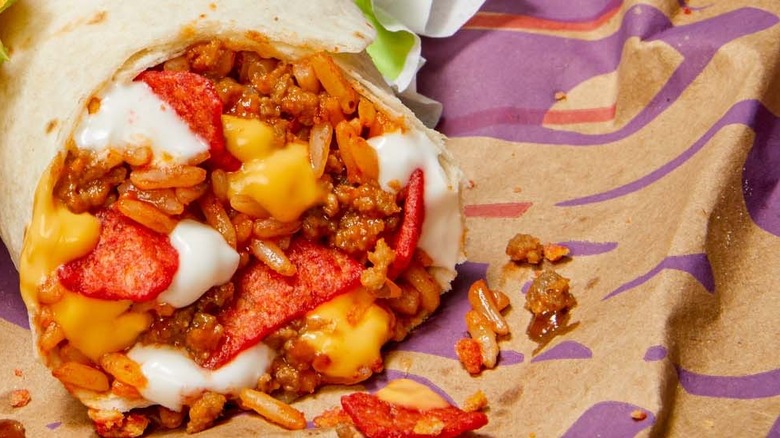 Taco Bell Beefy Crunch Burrito