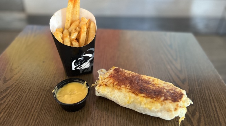 Grilled Cheese Burrito Nacho Fries