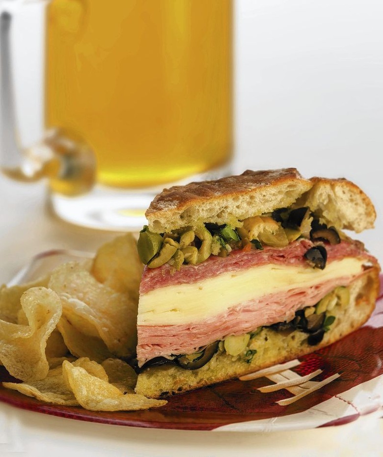 Tailgate Muffuletta Sandwich