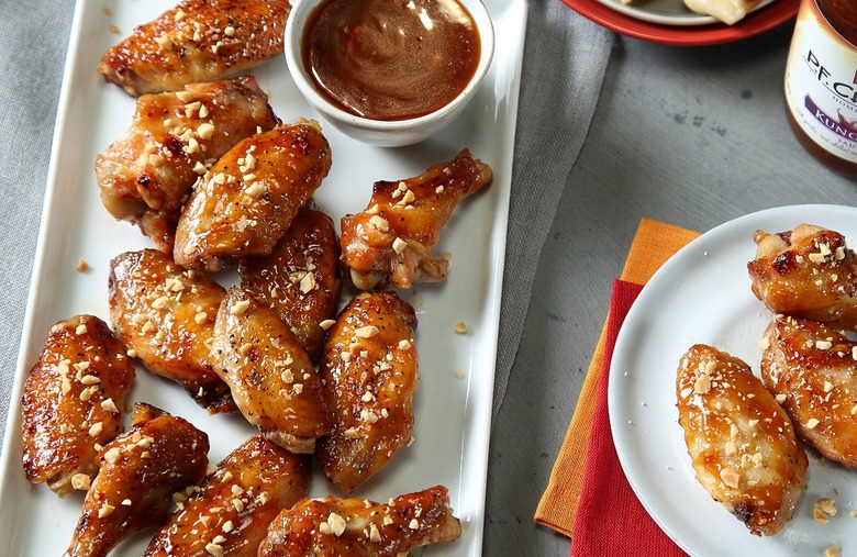 Kung Pao Glazed Chicken Wings