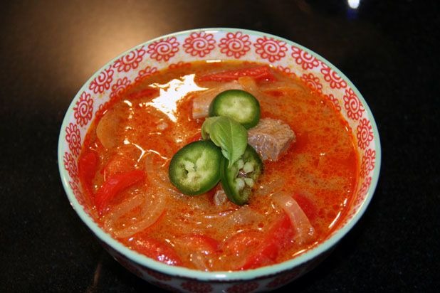 Thai Red Curry with Lamb