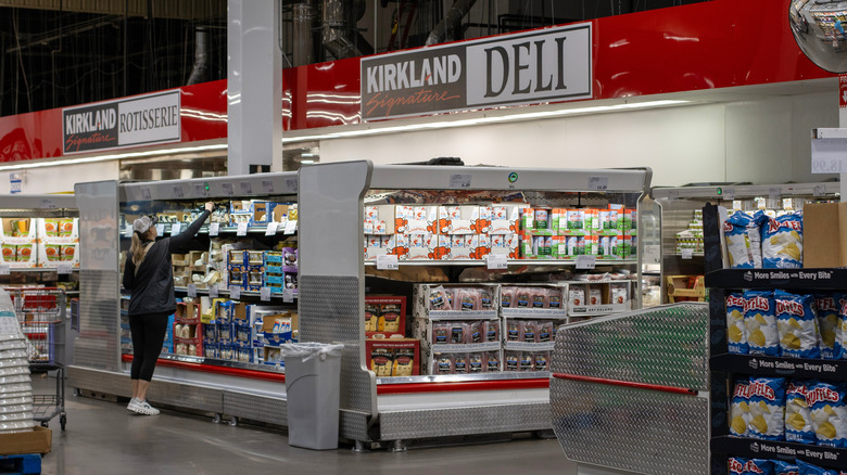 Costco refrigerators in Deli section