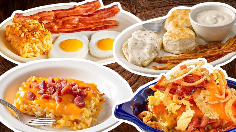 various cracker barrel breakfast foods
