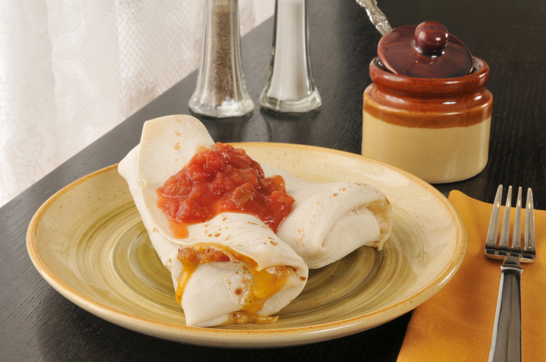 Basic Bean and Cheese Burrito