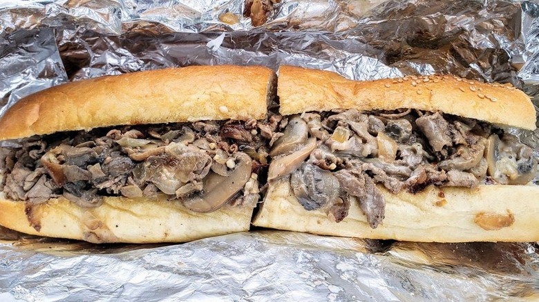 cheesesteak from John's Roast Pork