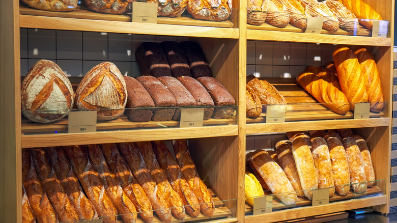Bread on Shelves