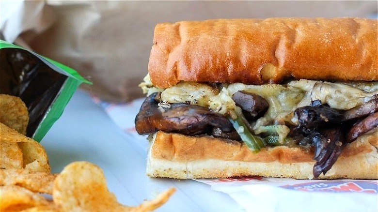 Grilled Portabella Mushroom & Swiss