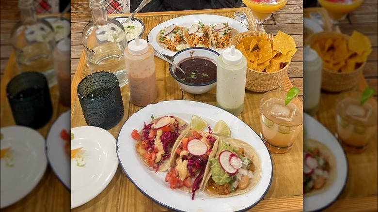 tacos and chips