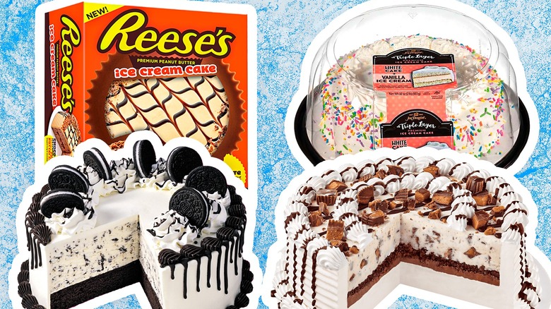 various ice cream cakes