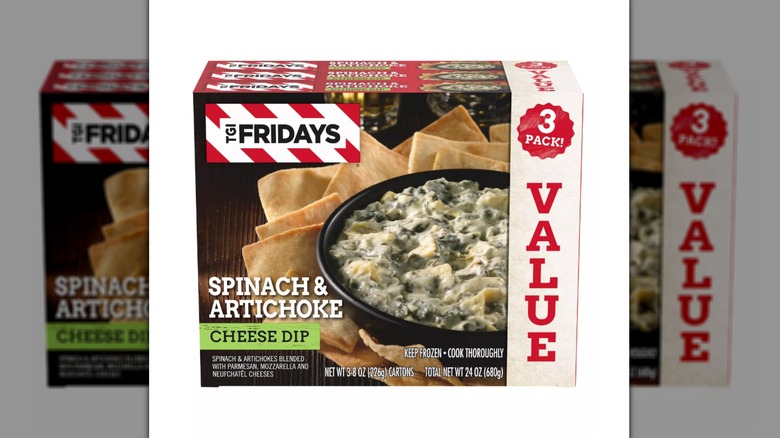 TGI Fridays spinach and artichoke dip