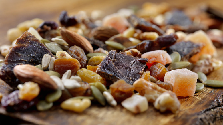 Trail mix closeup