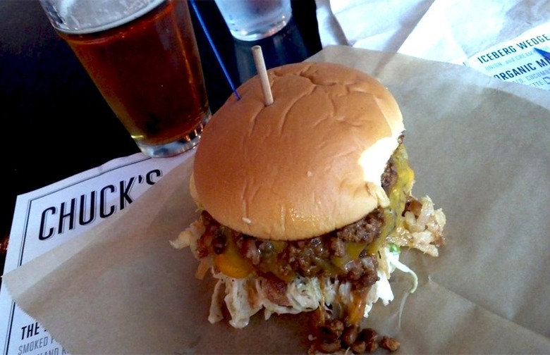 #80 The Dirty South Burger, Chuck's, Raleigh, N.C.