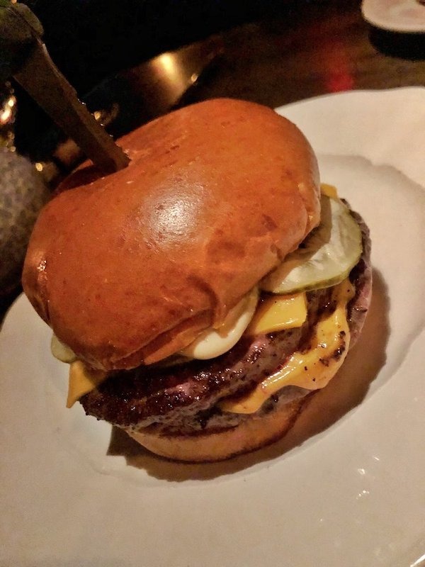 #25 American cheeseburger, 4 Charles Prime Rib (New York City, New York)