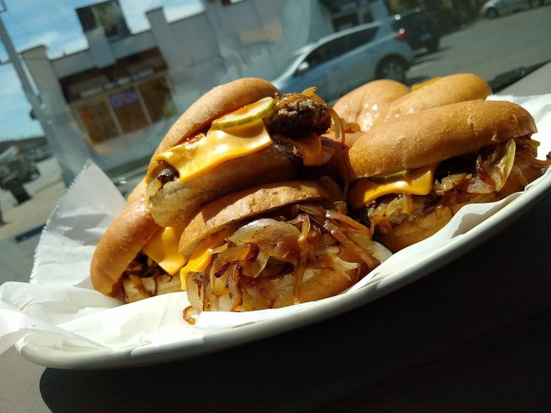 #41 Slider with cheese, Motz's Burgers (Detroit, Michigan)