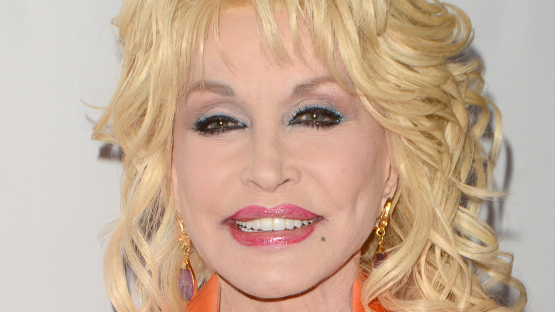 Dolly Parton smiling